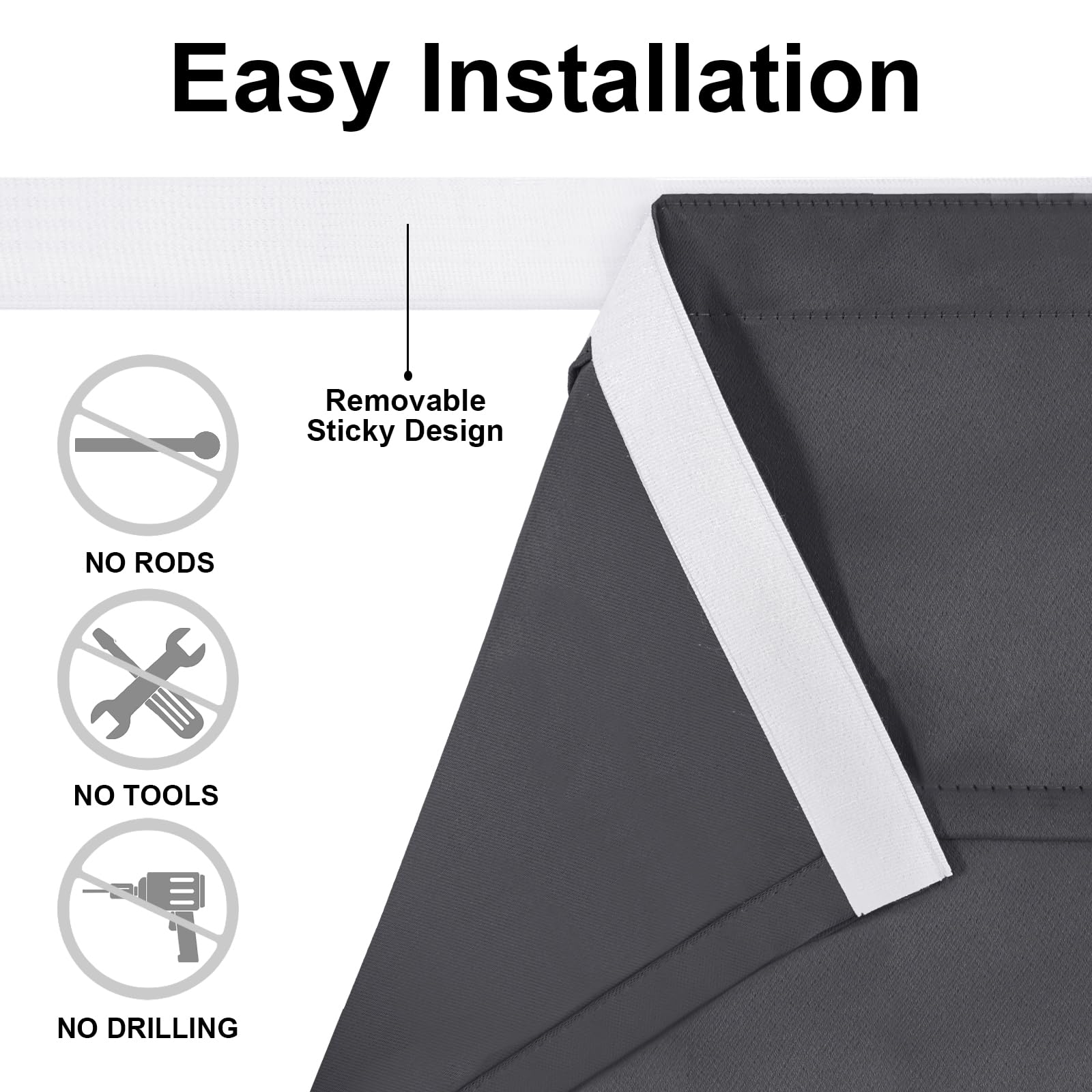 DWCN French Door Curtains, Set of 1 Panel