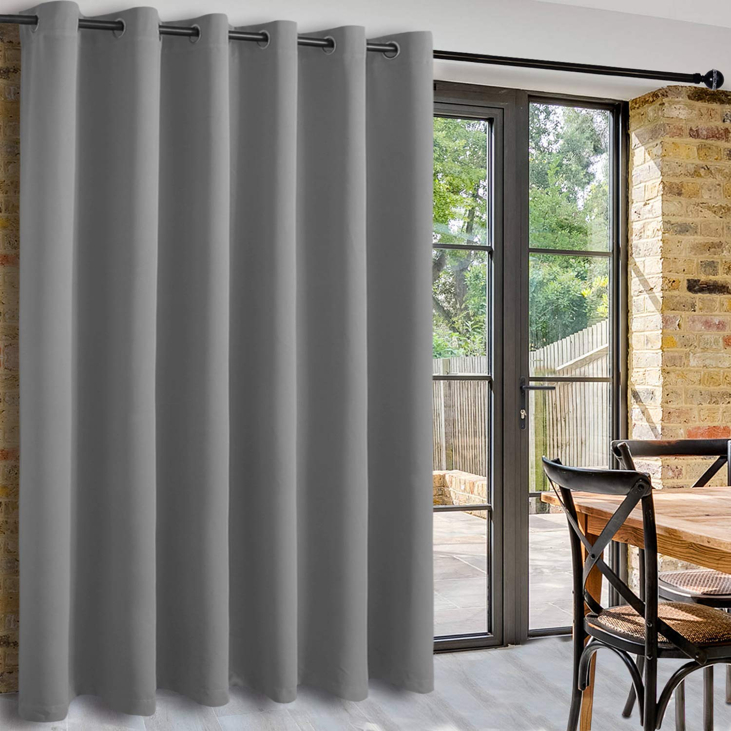 Room Divider Blackout Curtain, 1 Grommet Curtain Panel