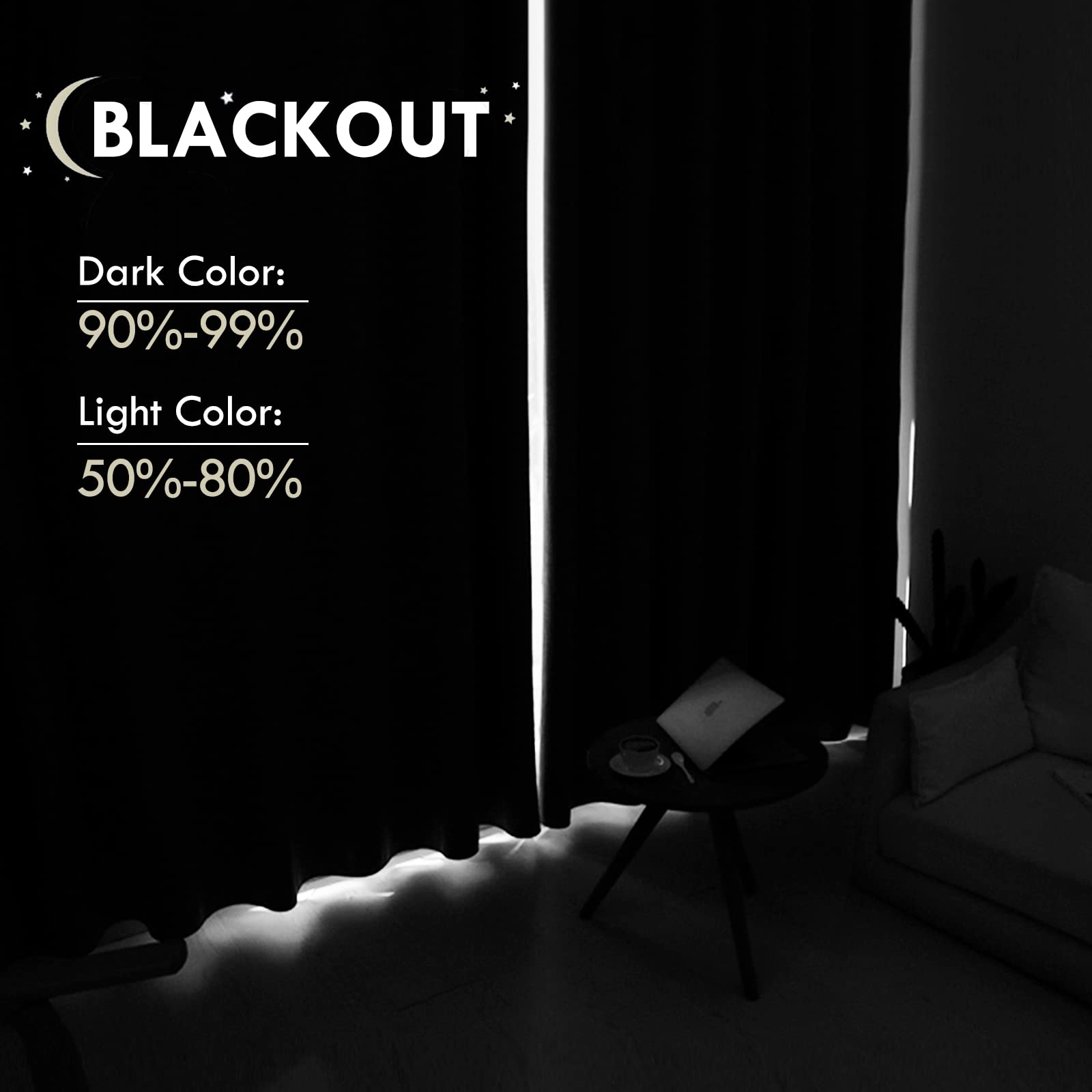 DWCN Rod Pocket Blackout Curtains - DWCN Official