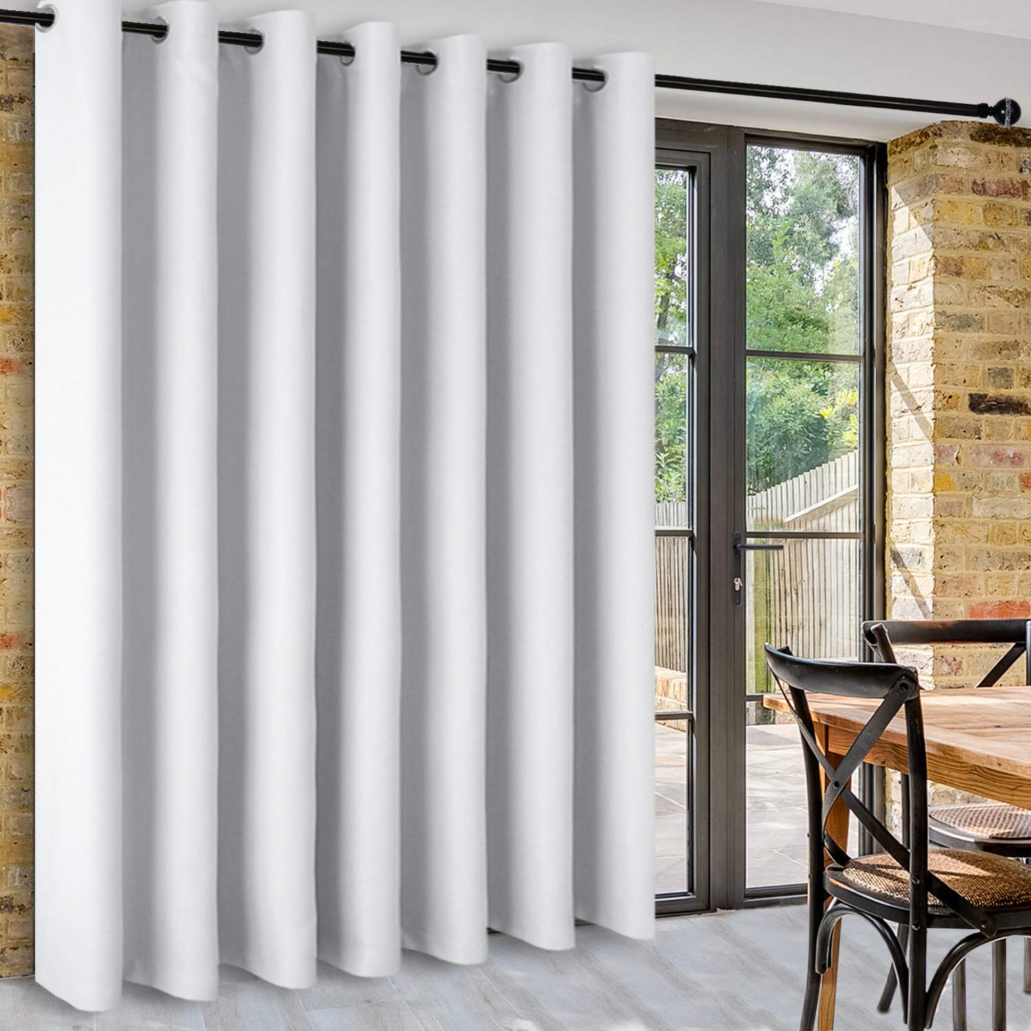 Room Divider Blackout Curtain, 1 Grommet Curtain Panel