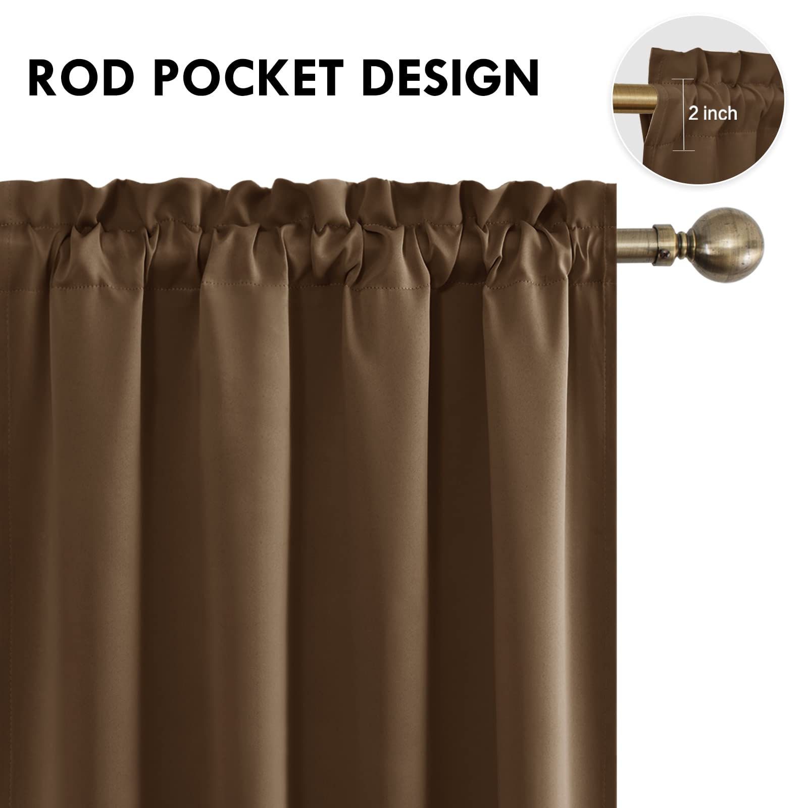DWCN Rod Pocket Blackout Curtains - DWCN Official