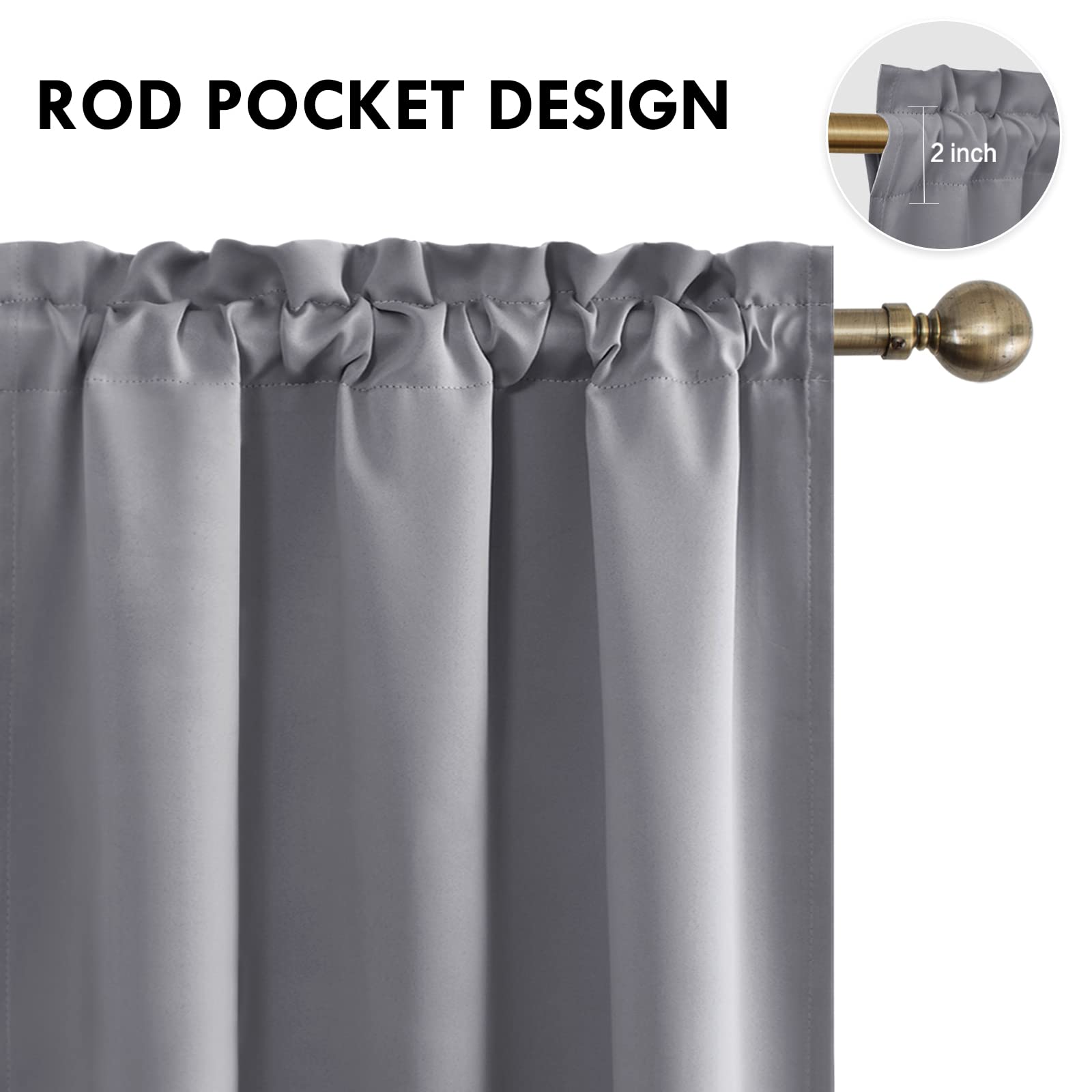 DWCN Rod Pocket Blackout Curtains - DWCN Official