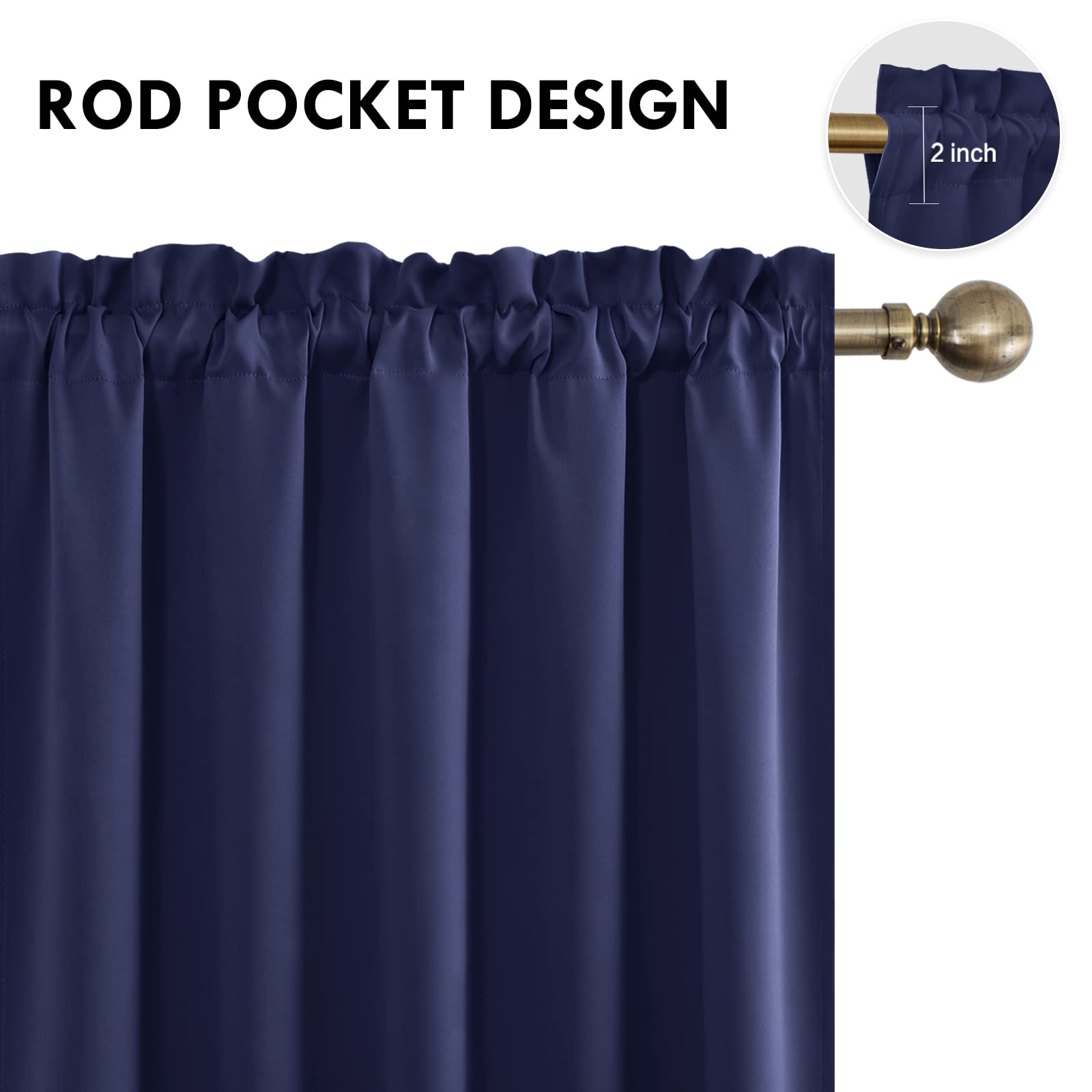 DWCN Rod Pocket Blackout Curtains - DWCN Official
