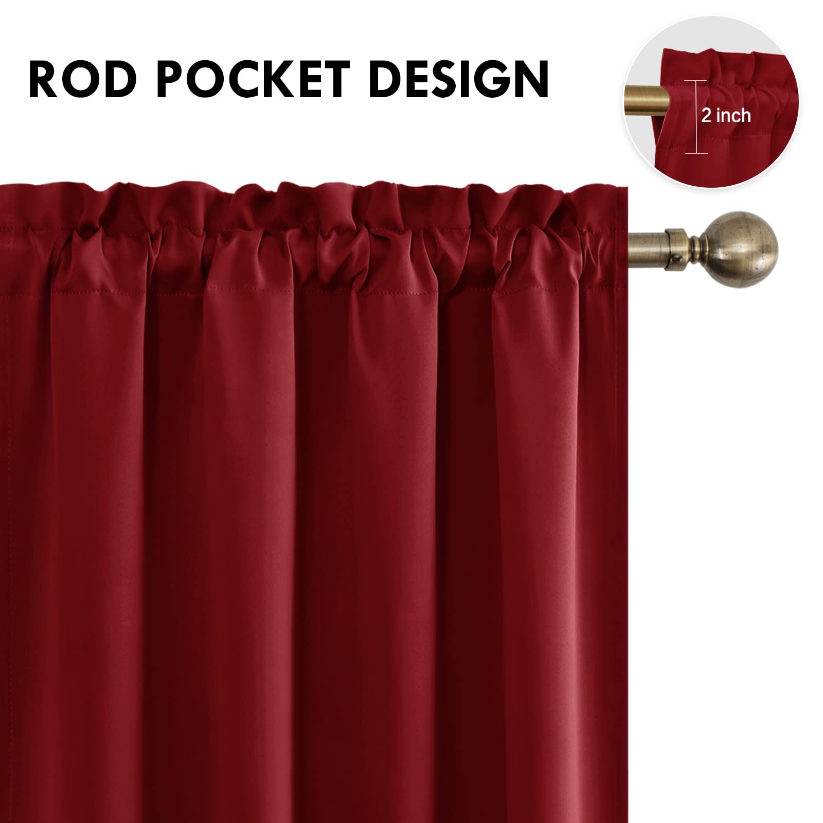 DWCN Rod Pocket Blackout Curtains - DWCN Official