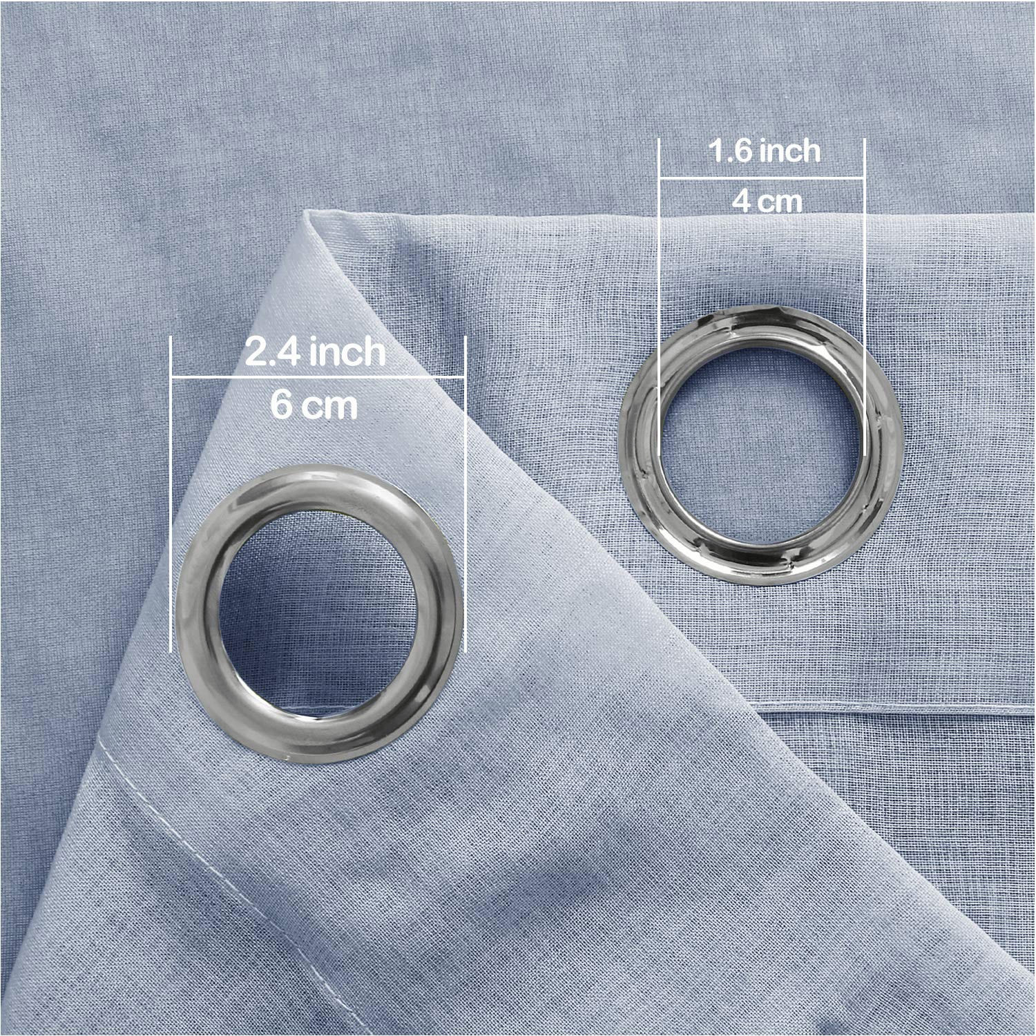 DWCN Faux Linen Ombre Sheer Curtains - DWCN Official