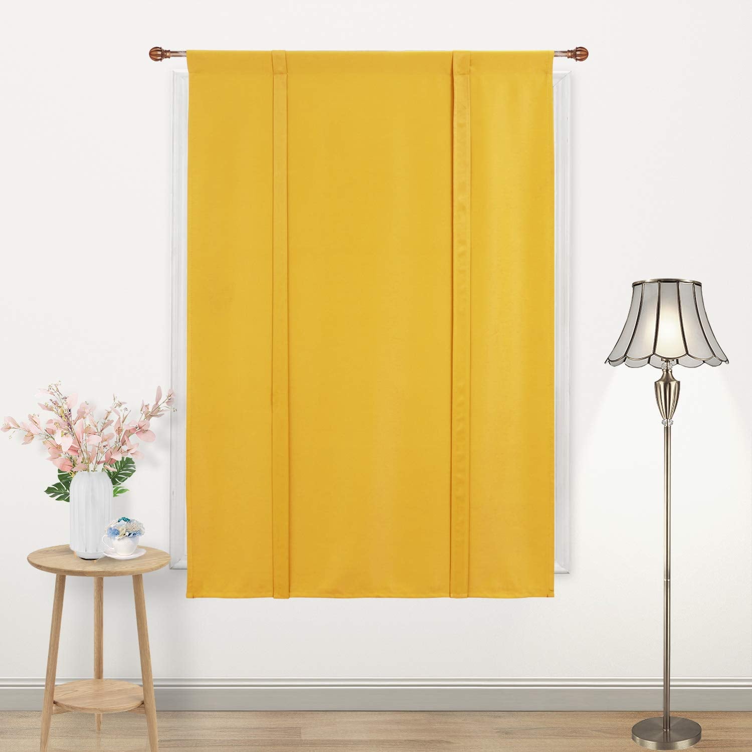 DWCN Tie Up Blackout Curtains for Kitchen