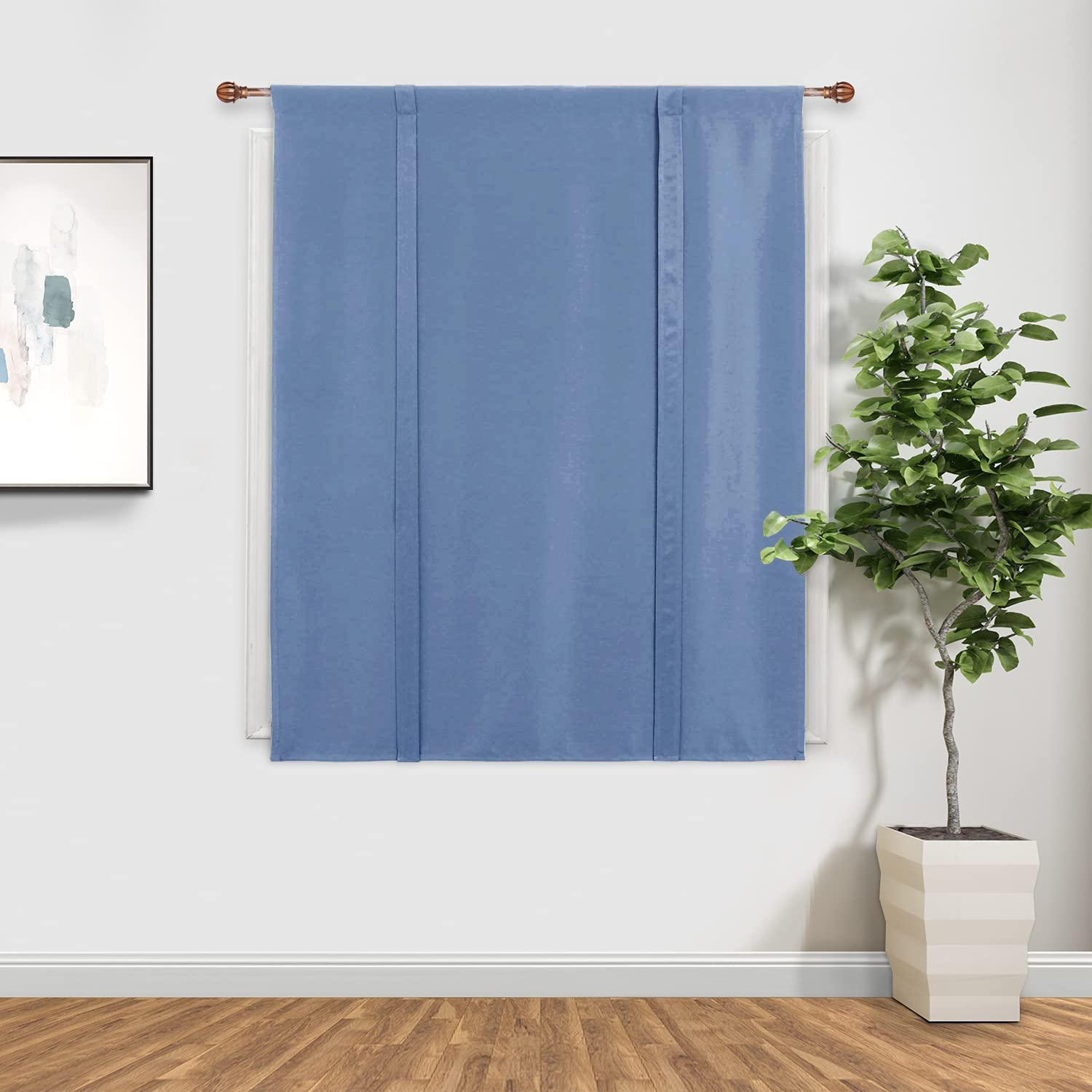 DWCN Tie Up Blackout Curtains for Kitchen