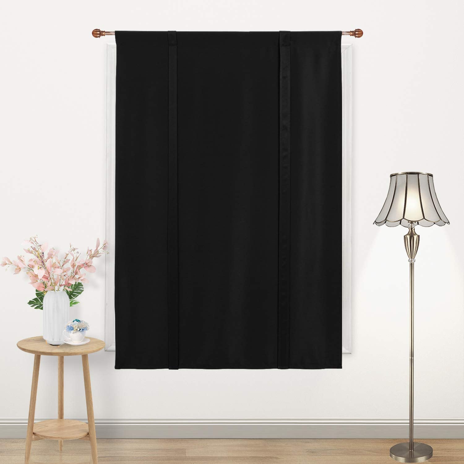 DWCN Tie Up Blackout Curtains for Kitchen