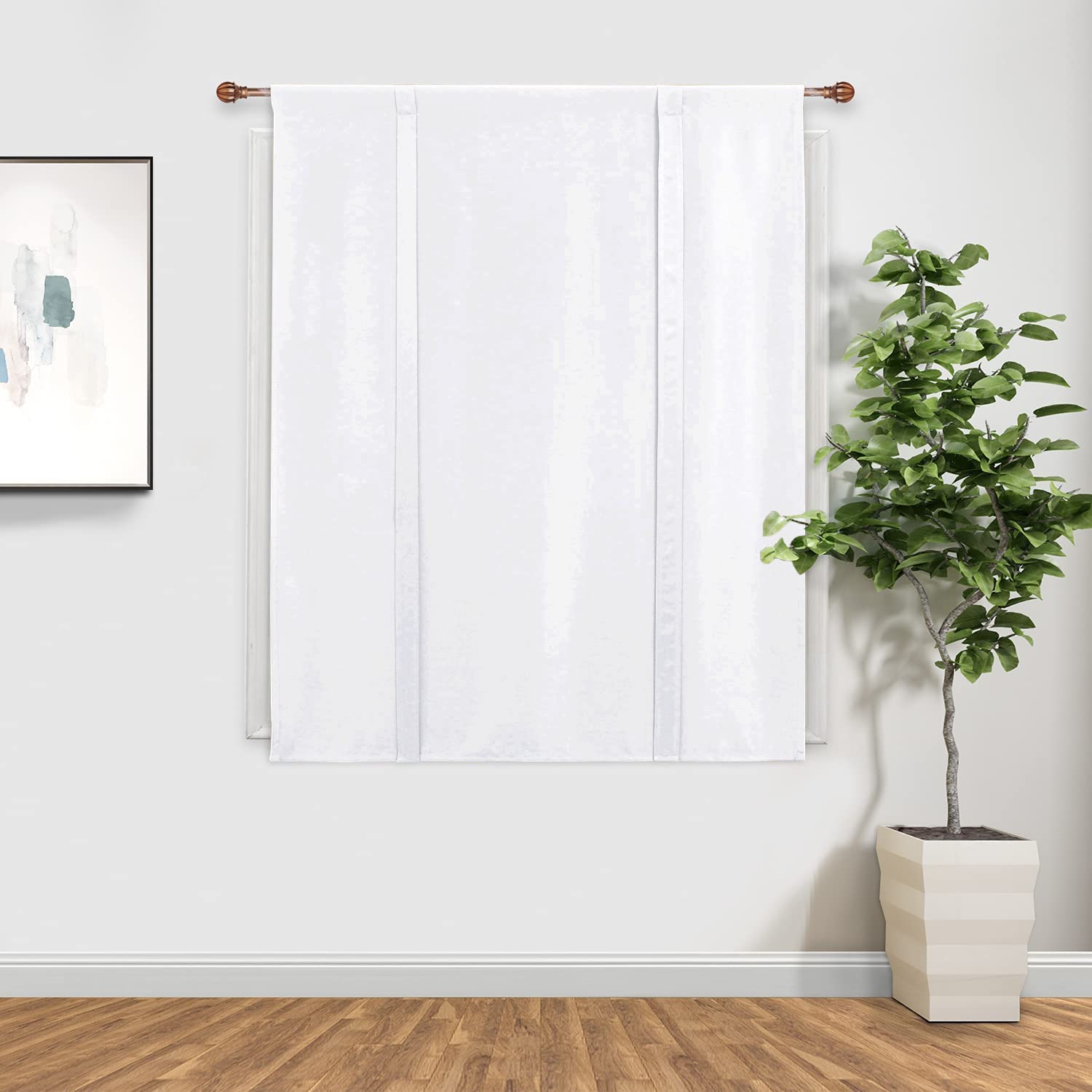 DWCN Tie Up Blackout Curtains for Kitchen