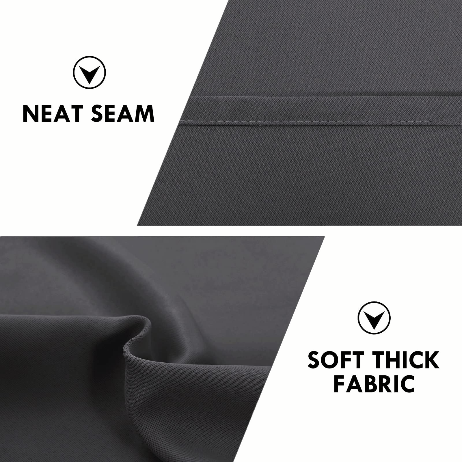 DWCN Rod Pocket Blackout Curtains - DWCN Official
