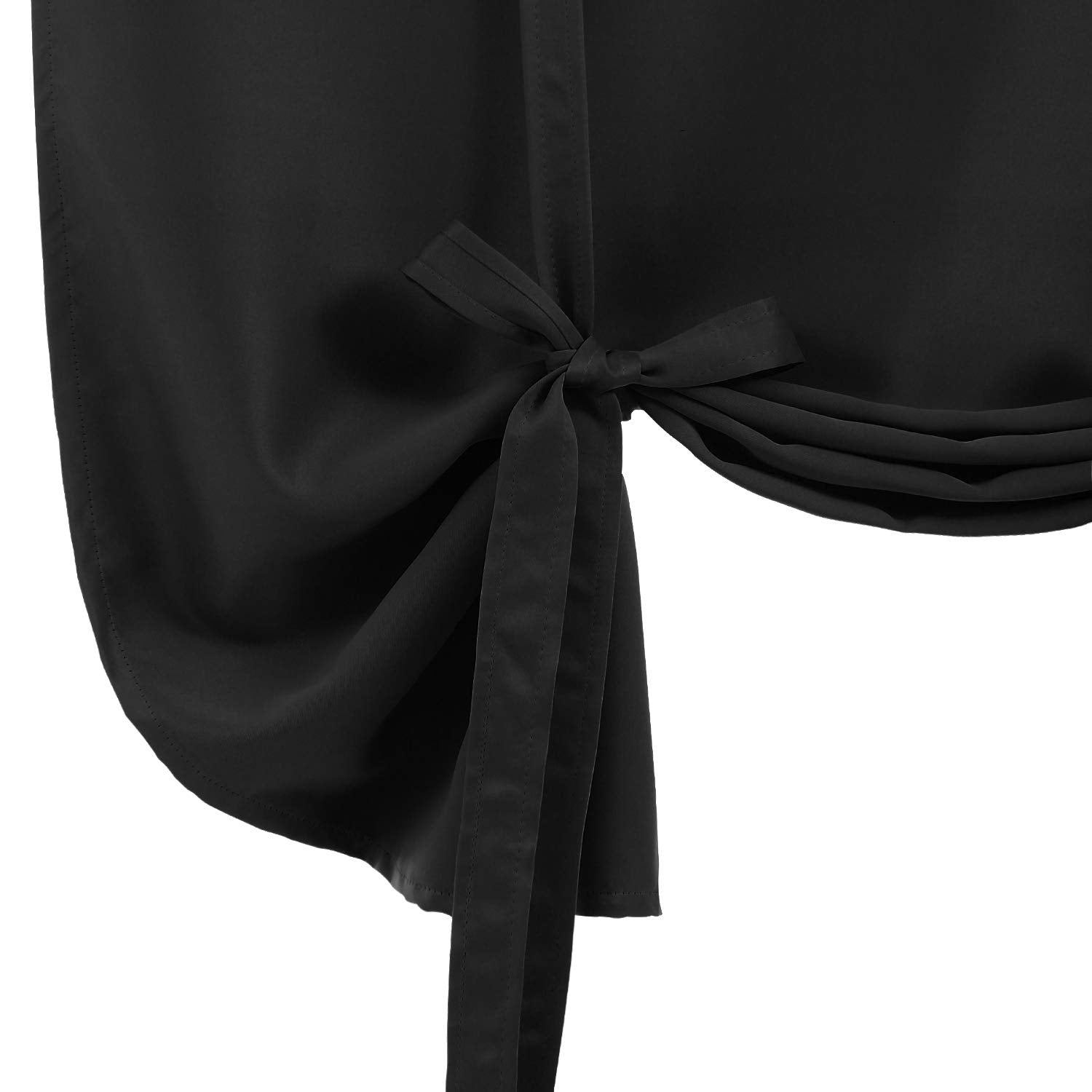 DWCN Tie Up Blackout Curtains for Kitchen