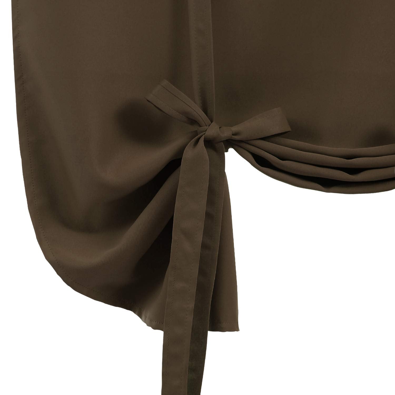 DWCN Tie Up Blackout Curtains for Kitchen