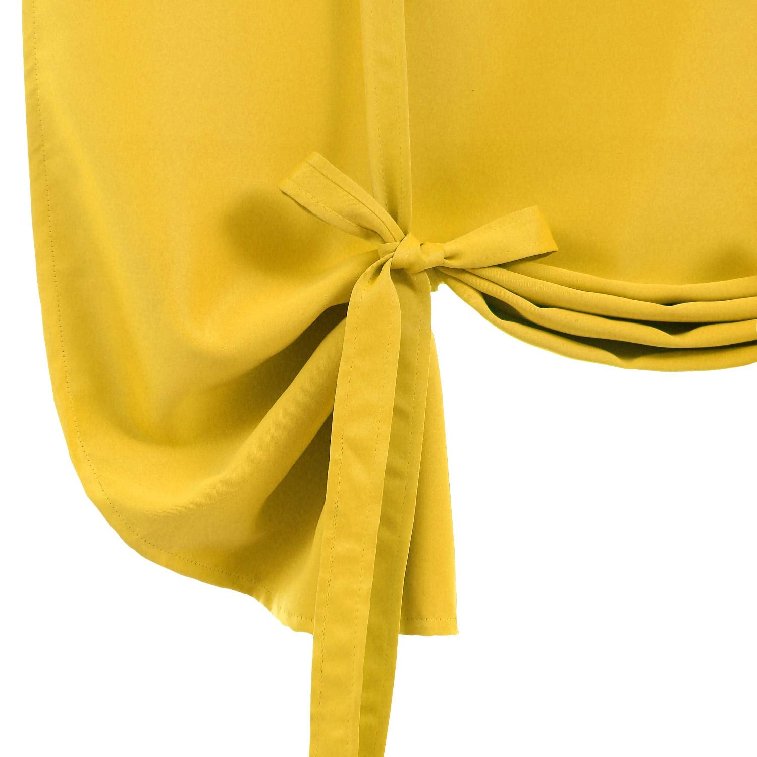 DWCN Tie Up Blackout Curtains for Kitchen