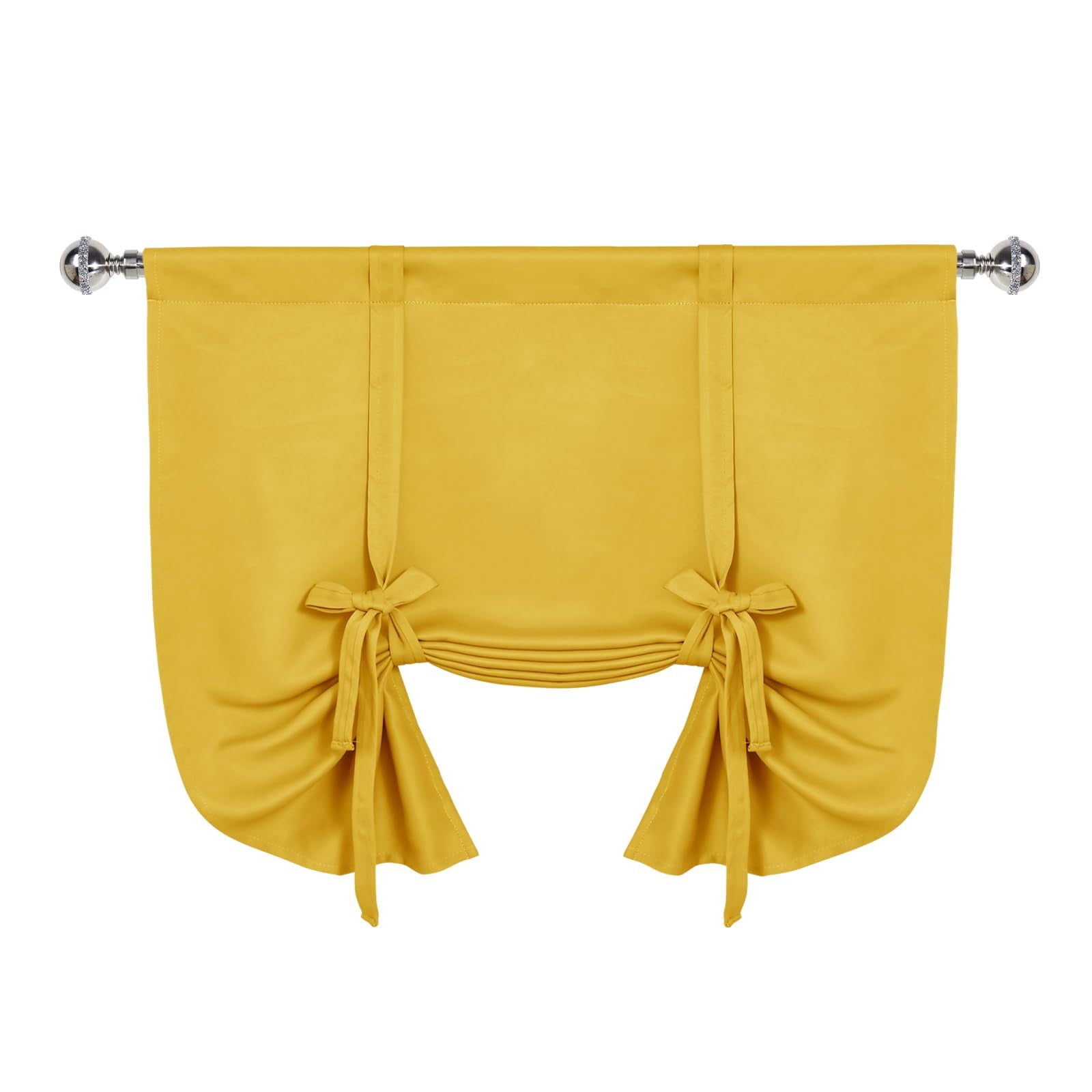 DWCN Tie Up Blackout Curtains for Kitchen