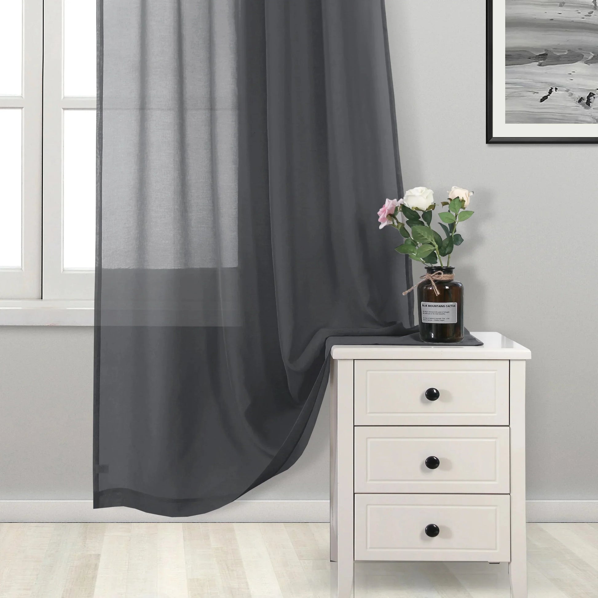 DWCN Rod Pocket Sheer Curtains - DWCN Official
